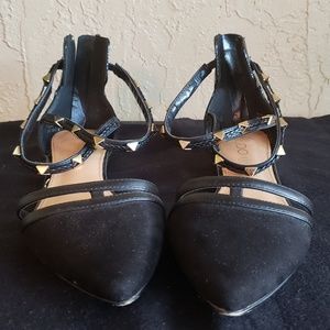 Shoes ALDO brand. Leather, color black